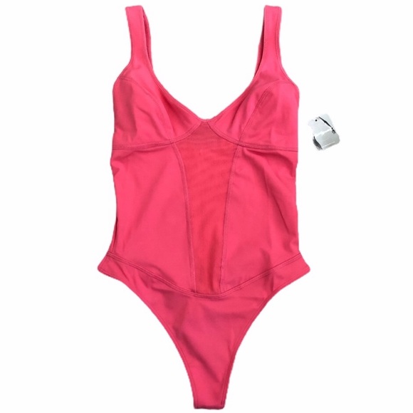 Free People • Strawberry "Heart of Gold" Leotard - Picture 2 of 6